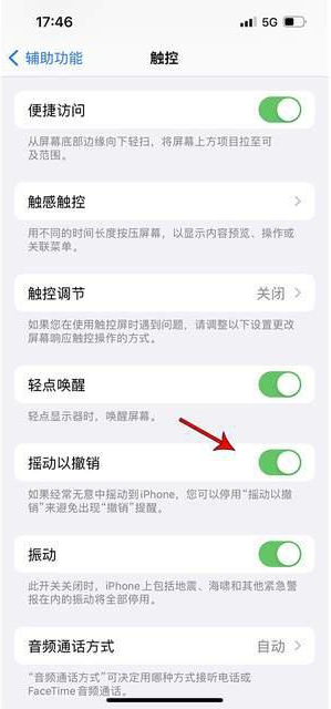 纳溪苹果手机维修分享iPhone手机如何设置摇一摇删除文字 